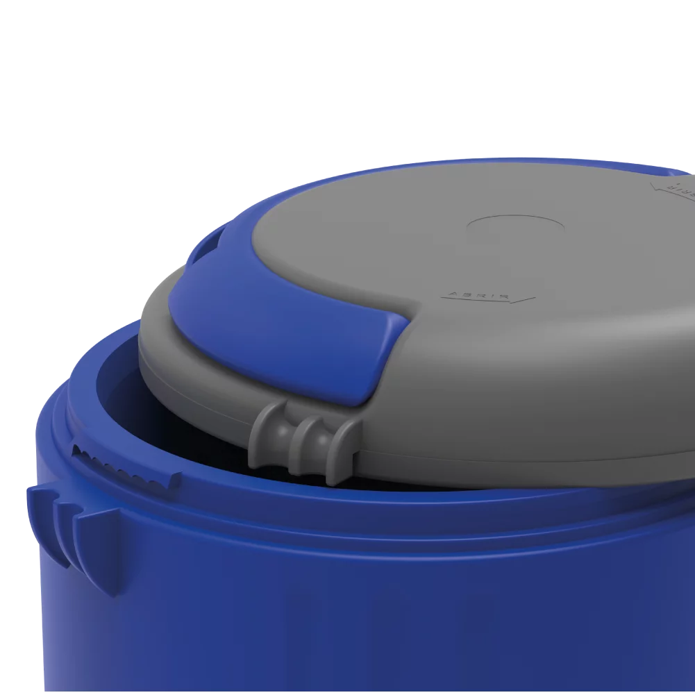 MARMITA PLUS 1,3L DUPLO AZUL - Imagem 3