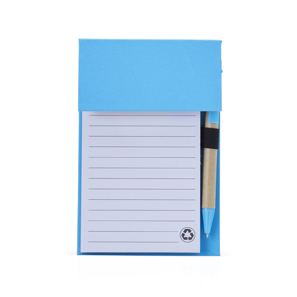 Bloco de Anotações com Autoadesivos e Caneta - Imagem 2