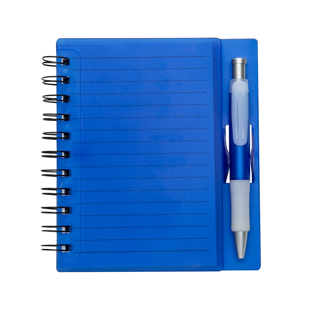 Caderno Plástico com Caneta