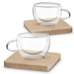 Conj. Xícaras de Vidro de 60ml